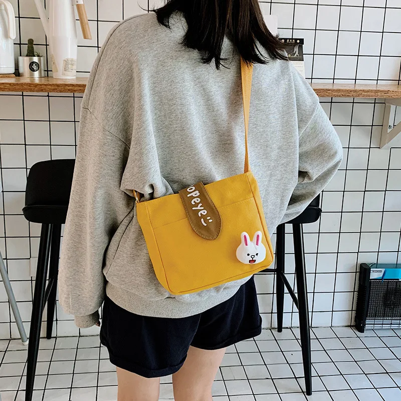 Trendy Cute Small Square Bag Women Shoulder Wallet Japanese Harajuku Style Female Canvas Bag Messenger Bags Mini Handbags Purse
Trendy Cute Small Square Bag Women Shoulder Wallet Japanese Harajuku Style Female Canvas Bag Messenger Bags Mini Handbags Purse