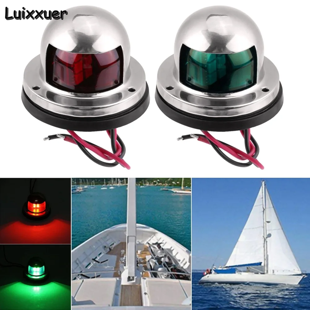 2 PCS Boat Car Red Green Navigation Light Stainless Steel+ABS Marine Indicator Spot Light LED Bulb Marine Boat Car Accessories
2 PCS Boat Car Red Green Navigation Light Stainless Steel+ABS Marine Indicator Spot Light LED Bulb Marine Boat Car Accessories
