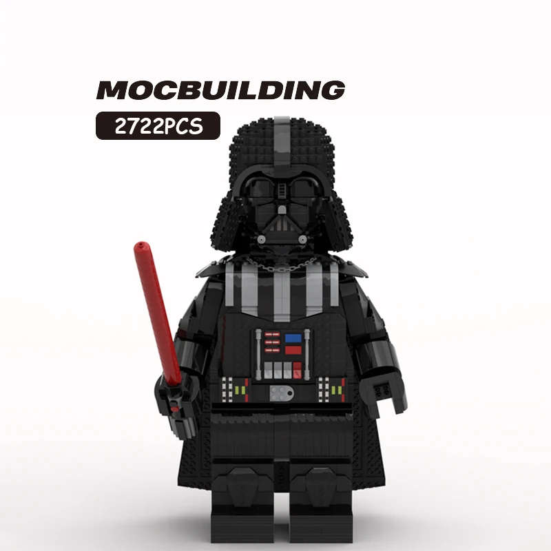 MOC Building Blocks Darth Vader Mega Figure Model Space Wars Movie Series Helmet & Body Assembled Bricks Children Toys 2722PCS
MOC Building Blocks Darth Vader Mega Figure Model Space Wars Movie Series Helmet & Body Assembled Bricks Children Toys 2722PCS