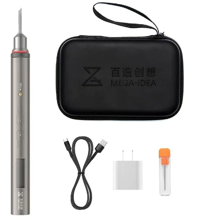 Qianli Mega-idea Mini Quick Charge Nano Electric Iron Portable Fast Heating USB Solder Iron Set BGA Repair Tools 20W LED display
Qianli Mega-idea Mini Quick Charge Nano Electric Iron Portable Fast Heating USB Solder Iron Set BGA Repair Tools 20W LED display