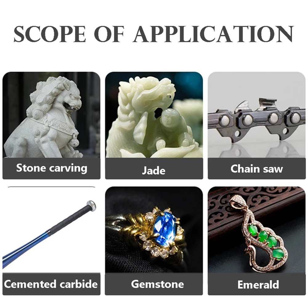 Chainsaw Sharpener Metal Grinding 6PCS Carving Cylindrical Burr Diamond Grinding Tool Sharpener Grinder Sharpener Stone File
Chainsaw Sharpener Metal Grinding 6PCS Carving Cylindrical Burr Diamond Grinding Tool Sharpener Grinder Sharpener Stone File