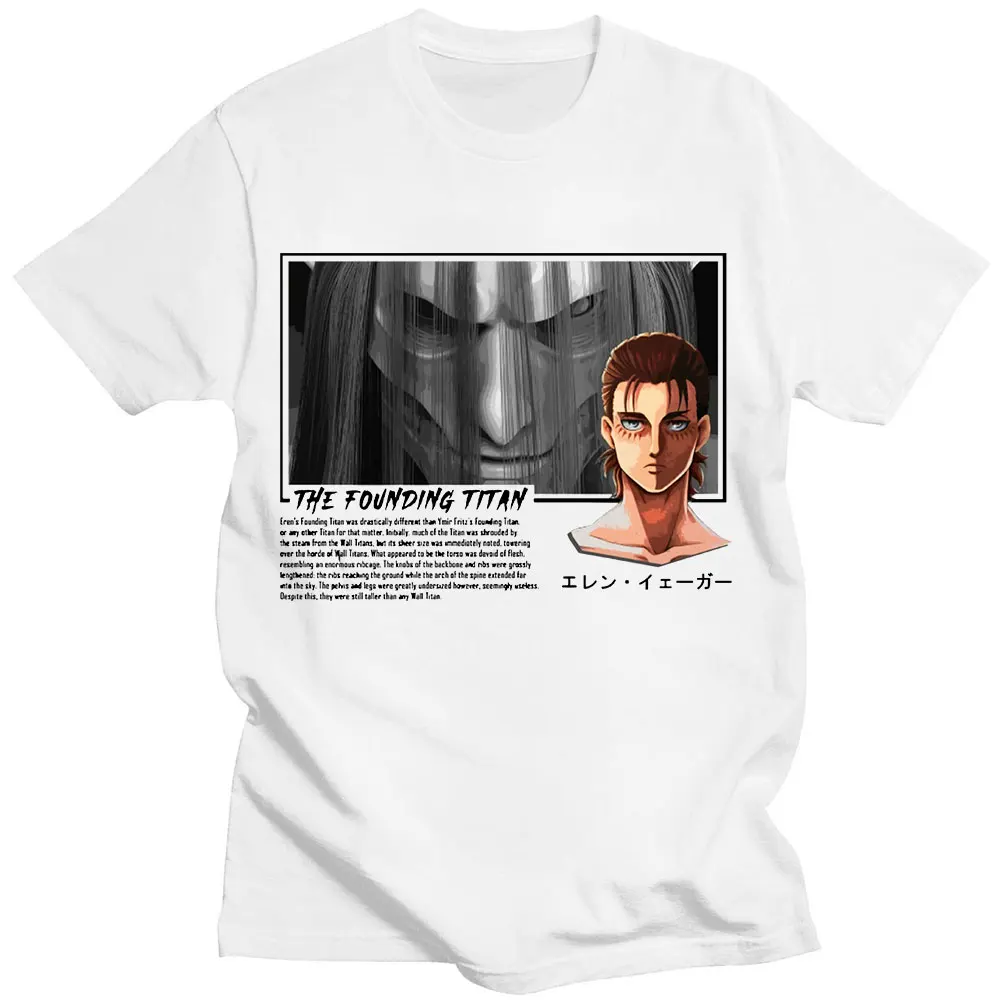 Anime Attack on Titan Eren Yeager T-shirt Men's Harajuku Casual Loose Tees Summer Hip Hop Oversized T-shirts Streetwear Unisex
Anime Attack on Titan Eren Yeager T-shirt Men's Harajuku Casual Loose Tees Summer Hip Hop Oversized T-shirts Streetwear Unisex