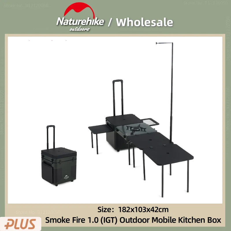 Naturehike Outdoor Portable Multifunctional Mobile Kitchen Box Camp Picnic BBQ IGT Combo Table Kitchen Storage Cooking Equipment
Naturehike Outdoor Portable Multifunctional Mobile Kitchen Box Camp Picnic BBQ IGT Combo Table Kitchen Storage Cooking Equipment