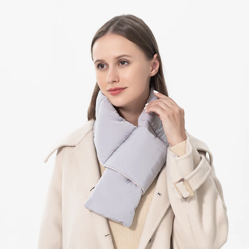 2022 New Thicken Warm Down Cotton Padded Winter Scarf Women Korean Brief Solid High Street Bib False Collar Neck Color Wholesale 
2022 New Thicken Warm Down Cotton Padded Winter Scarf Women Korean Brief Solid High Street Bib False Collar Neck Color Wholesale