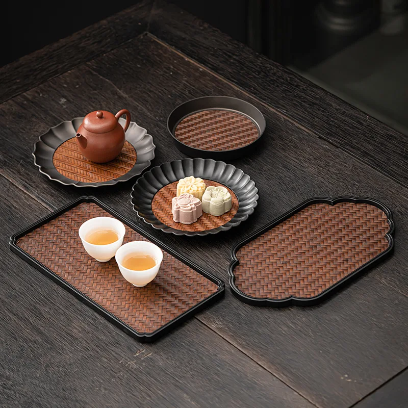 Chinese Tea Table Tureen Base Support Teapot Mat Bamboo Alloy Purple Sand Teapot Kettle Mat Pot Mat Serving Trays Tea Tray
Chinese Tea Table Tureen Base Support Teapot Mat Bamboo Alloy Purple Sand Teapot Kettle Mat Pot Mat Serving Trays Tea Tray