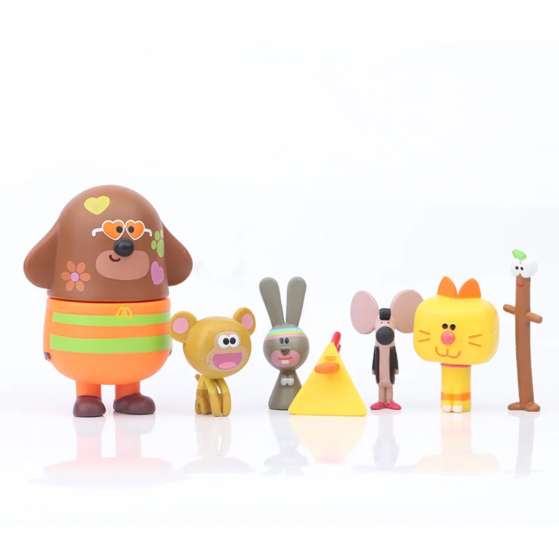 Hey Duggee Figure Model 7pcs Doll Archie Teacher Figurine HULUTOWN Ornament Accessories Omiya Ardija Cute Toy Children Gift
Hey Duggee Figure Model 7pcs Doll Archie Teacher Figurine HULUTOWN Ornament Accessories Omiya Ardija Cute Toy Children Gift