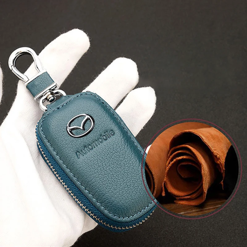 Leather Car Key Case Purse for Mazda Atenza Axela Cx9 Cx7 Cx5 Rx8 Rx7 Mx3 Mx5 2 3 5 6 323 626 Speed Auto Key Storage Accessories
Leather Car Key Case Purse for Mazda Atenza Axela Cx9 Cx7 Cx5 Rx8 Rx7 Mx3 Mx5 2 3 5 6 323 626 Speed Auto Key Storage Accessories