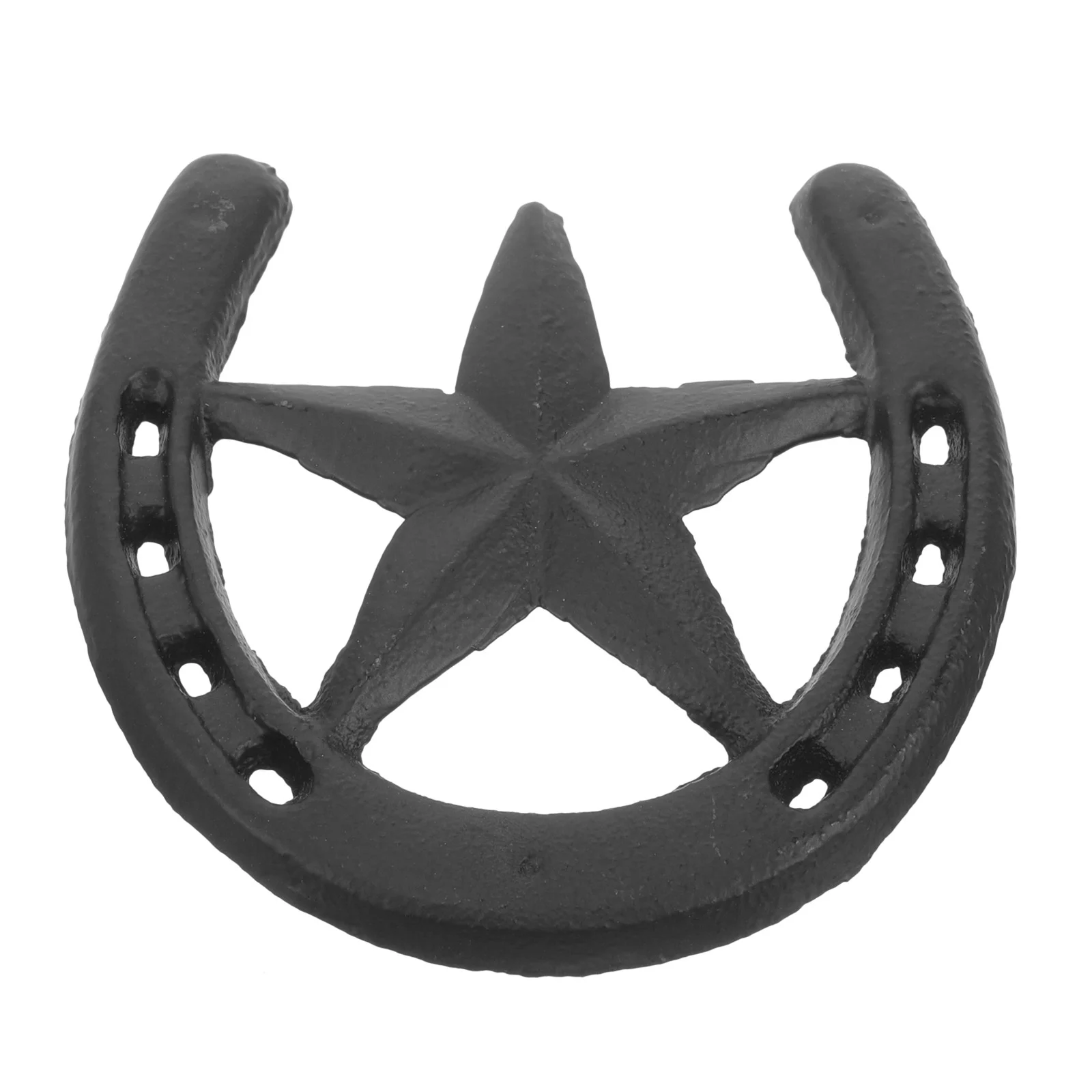 

An Fittings Horseshoe Wall Decor Crafts Metal Hanging Cast Iron Decors Decorative Statue