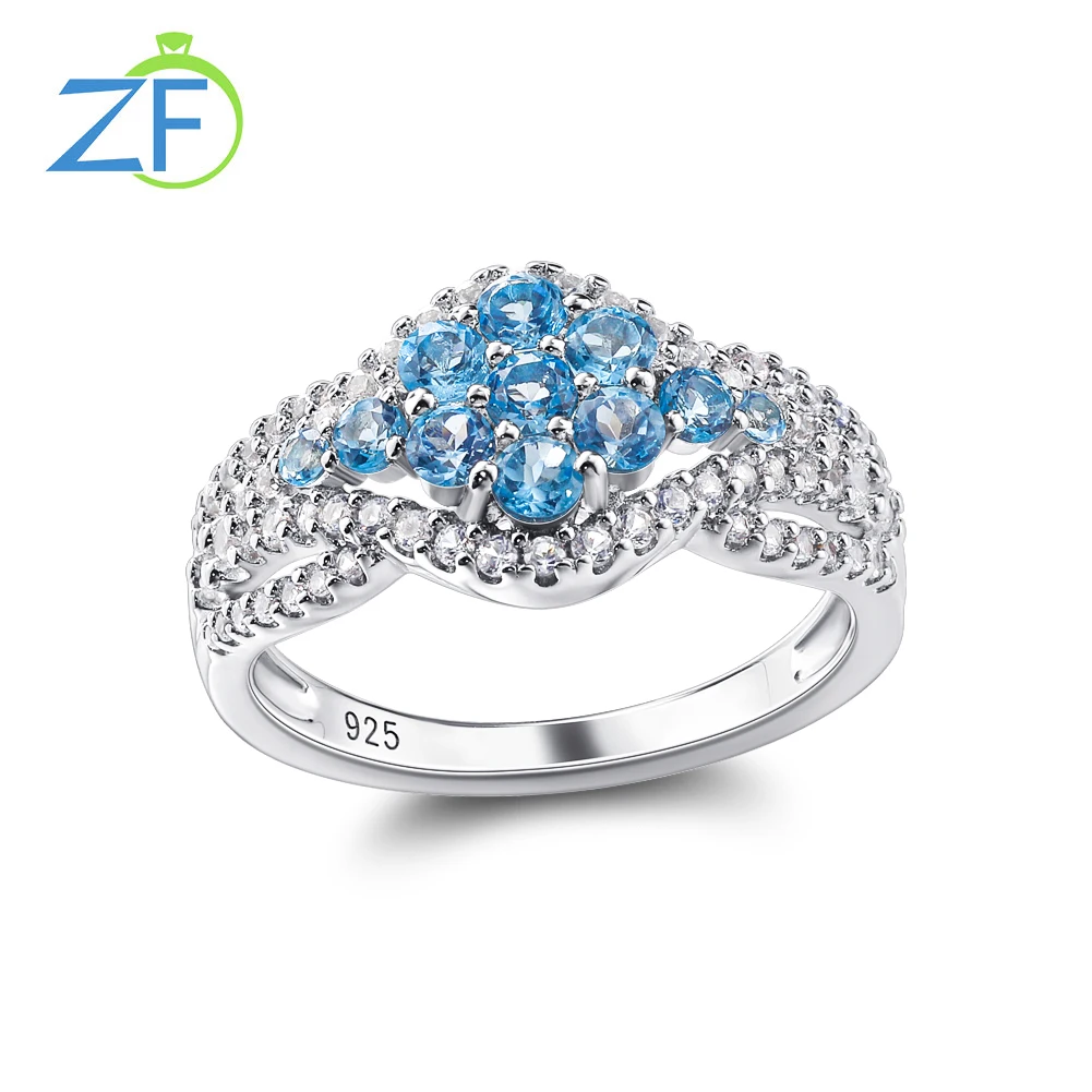 GZ ZONGFA 100% 925 Silver Ring for Women Natural Blue Topaz Gemstone Ring Rhodium Plated Fashion Fine Jewelry
GZ ZONGFA 100% 925 Silver Ring for Women Natural Blue Topaz Gemstone Ring Rhodium Plated Fashion Fine Jewelry