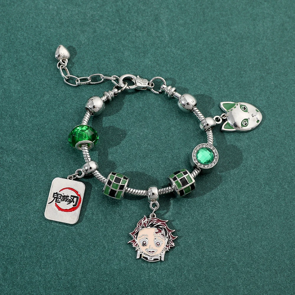 Anime Demon Slayer Charms Bracelets Kamado Tanjirou Cosplay Jewelry kimetsu no yaiba Props DIY Bead Bangle for Women Gifts
Anime Demon Slayer Charms Bracelets Kamado Tanjirou Cosplay Jewelry kimetsu no yaiba Props DIY Bead Bangle for Women Gifts
