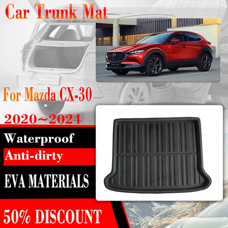 Car Trunk Storage Pads For Mazda CX30 CX-30 CX 30 DM 2020~2023 EVA Car Mats Boot Liner Muds Interior Decoration Auto Accessories
Car Trunk Storage Pads For Mazda CX30 CX-30 CX 30 DM 2020~2023 EVA Car Mats Boot Liner Muds Interior Decoration Auto Accessories