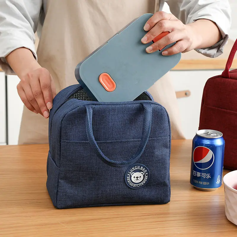 Insulated lunch box bag hand-carried lunch bag to work with rice tote bag aluminum foil thickened primary school lunch bag
Insulated lunch box bag hand-carried lunch bag to work with rice tote bag aluminum foil thickened primary school lunch bag