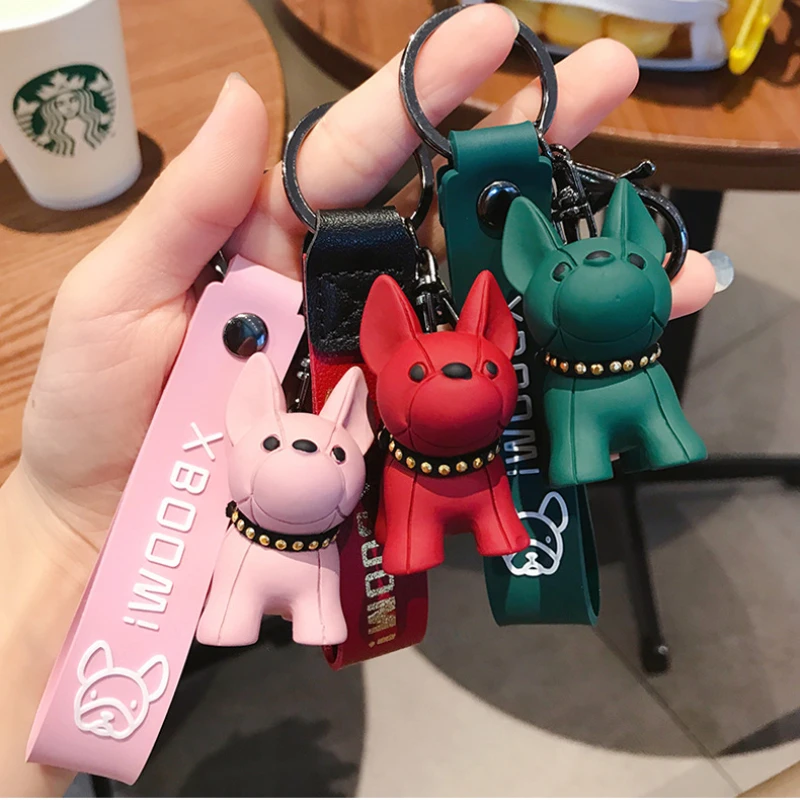 Men's Car Punk French Bulldog Keychain PU Leather Dog Keychains Fashion for Women Bag Pendant Jewelry Trinket Key Ring Key Chain
Men's Car Punk French Bulldog Keychain PU Leather Dog Keychains Fashion for Women Bag Pendant Jewelry Trinket Key Ring Key Chain