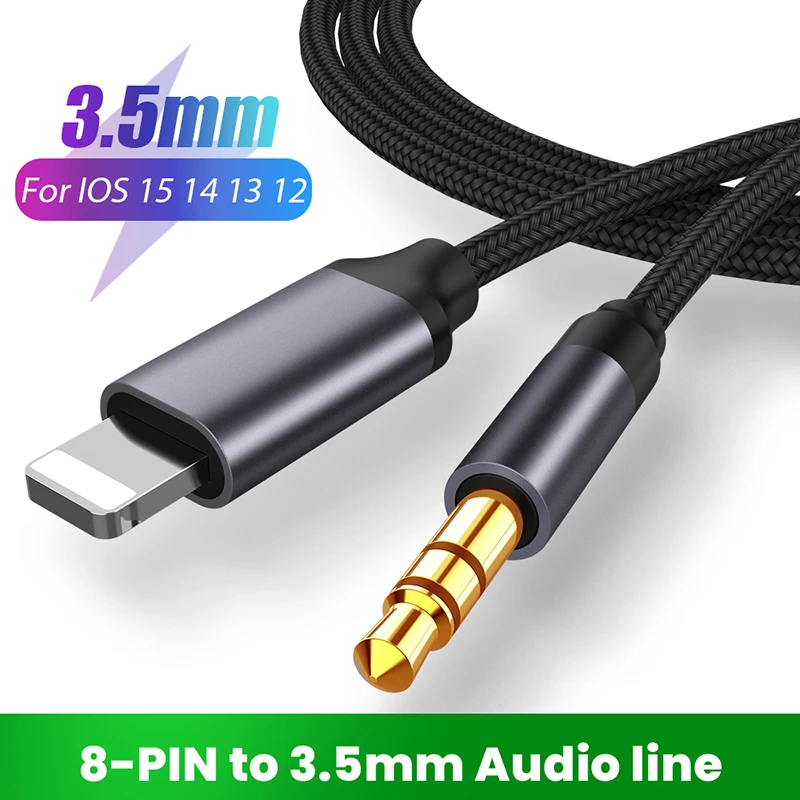 Aux Cable For iPhone 13 12 11 Pro Max X XR XS Max 7 8 Plus 3.5mm Audio for Headphones Jack Cable Aux Cord for Car Stereo Speaker
Aux Cable For iPhone 13 12 11 Pro Max X XR XS Max 7 8 Plus 3.5mm Audio for Headphones Jack Cable Aux Cord for Car Stereo Speaker