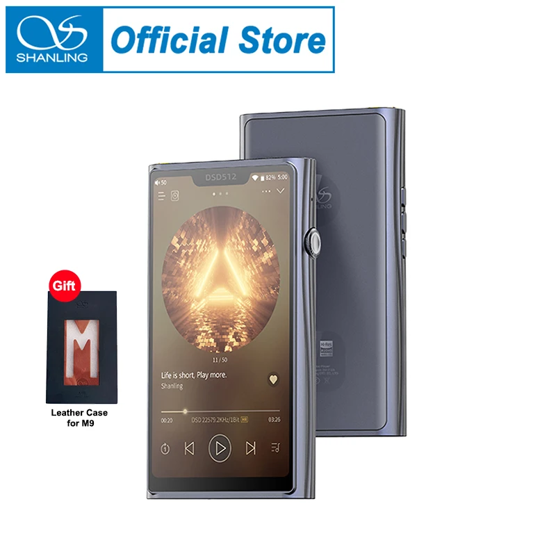 SHANLING M9 Android Portable Music Player MP3 AMP dual AK4499EQ DAC Chips PCM768/DSD512 MQA 16X DLNA/Airplay Bluetooth 5.0 LDAC
SHANLING M9 Android Portable Music Player MP3 AMP dual AK4499EQ DAC Chips PCM768/DSD512 MQA 16X DLNA/Airplay Bluetooth 5.0 LDAC