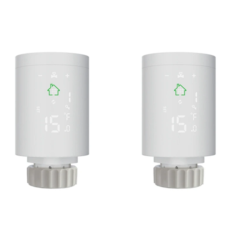 2X Zigbee 3.0 Smart Radiator Actuator Programmable Thermostatic Radiator Valve Temperature Controller Voice Control
2X Zigbee 3.0 Smart Radiator Actuator Programmable Thermostatic Radiator Valve Temperature Controller Voice Control