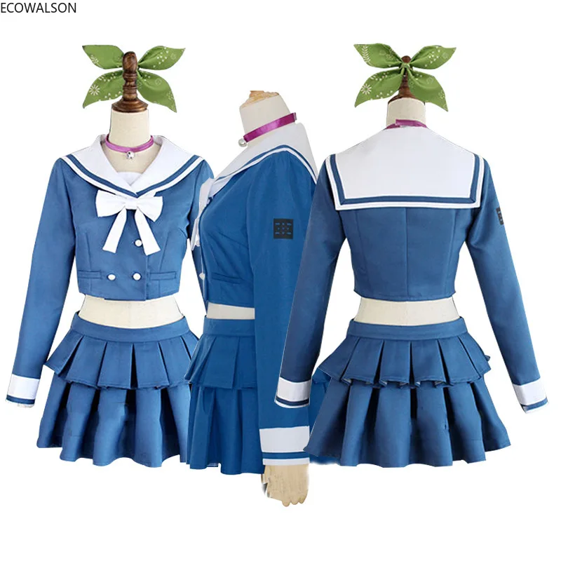 Anime Danganronpa V3 Killing Harmony Tenko Chabashira Cosplay Costume Women Blue School Uniform Outfit Dress Sailor Suit
Anime Danganronpa V3 Killing Harmony Tenko Chabashira Cosplay Costume Women Blue School Uniform Outfit Dress Sailor Suit