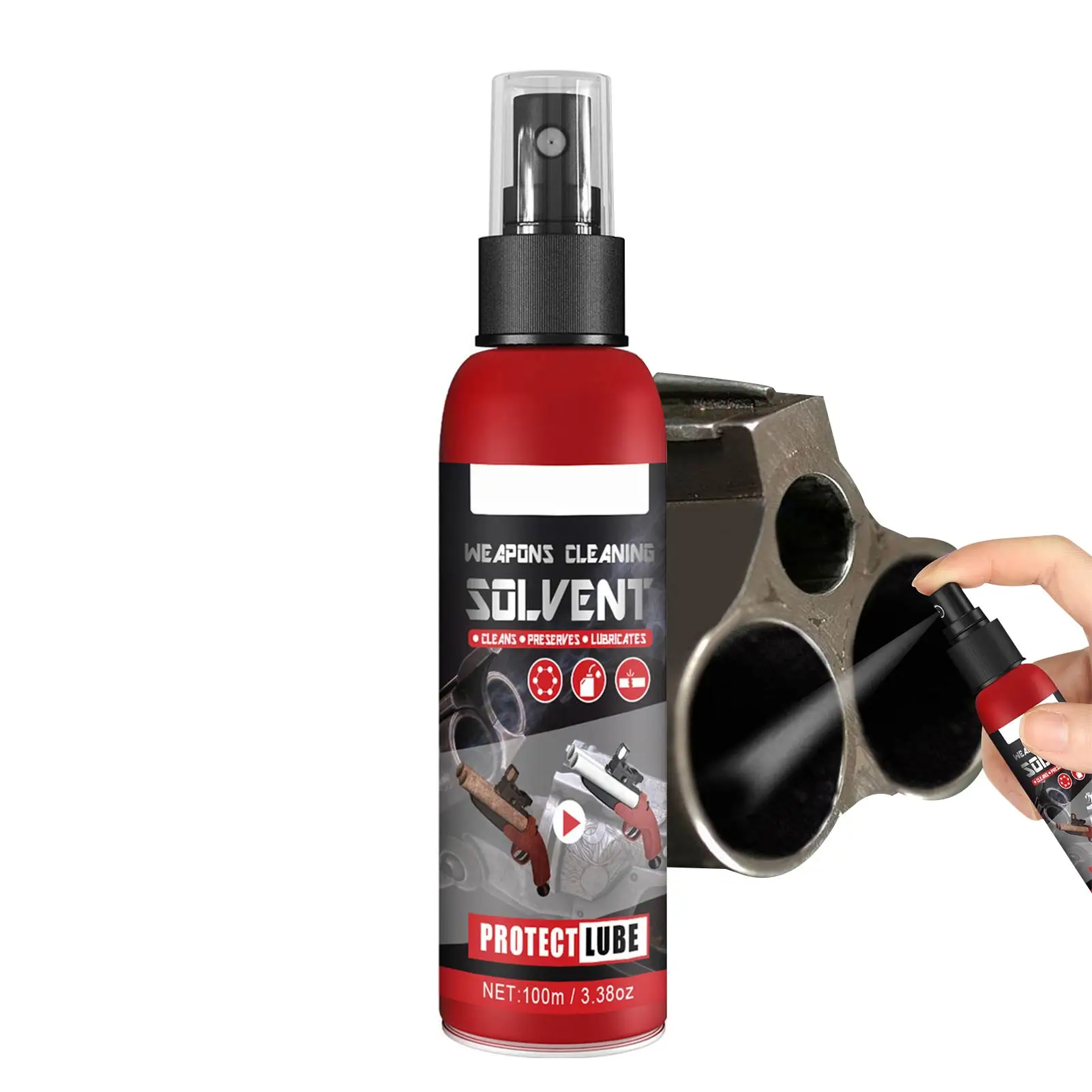 Weapons Cleaning Solvent 3-in-1 Firearm Cleaning Solvent Targets Carbon Deposits 3-in-1 Weapons Cleaner Spray Weapons Cleaning
Weapons Cleaning Solvent 3-in-1 Firearm Cleaning Solvent Targets Carbon Deposits 3-in-1 Weapons Cleaner Spray Weapons Cleaning
