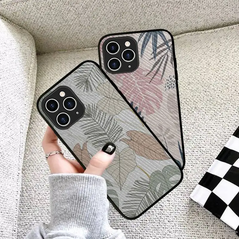 FHNBLJ Palm Tree Leaves Phone Case Hard Leather Case for iPhone 11 12 13 Mini Pro Max 8 7 Plus SE 2020 X XR XS Coque
FHNBLJ Palm Tree Leaves Phone Case Hard Leather Case for iPhone 11 12 13 Mini Pro Max 8 7 Plus SE 2020 X XR XS Coque