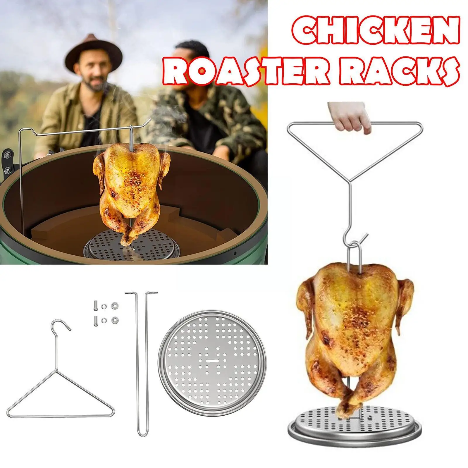 Clothes Rack Chicken Roaster Rack With Bowl Carbon Can Beer Roaster Turkey Holder Rack Tray Stand Steel Bbq Chicken Grill P6v8
Clothes Rack Chicken Roaster Rack With Bowl Carbon Can Beer Roaster Turkey Holder Rack Tray Stand Steel Bbq Chicken Grill P6v8