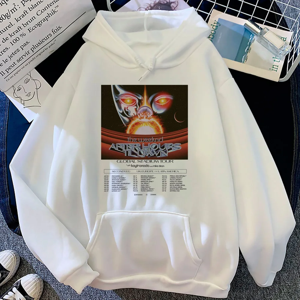 Толстовка с капюшоном Weeknd свитер в стиле аниме мягкая ткань элегантный пуловер