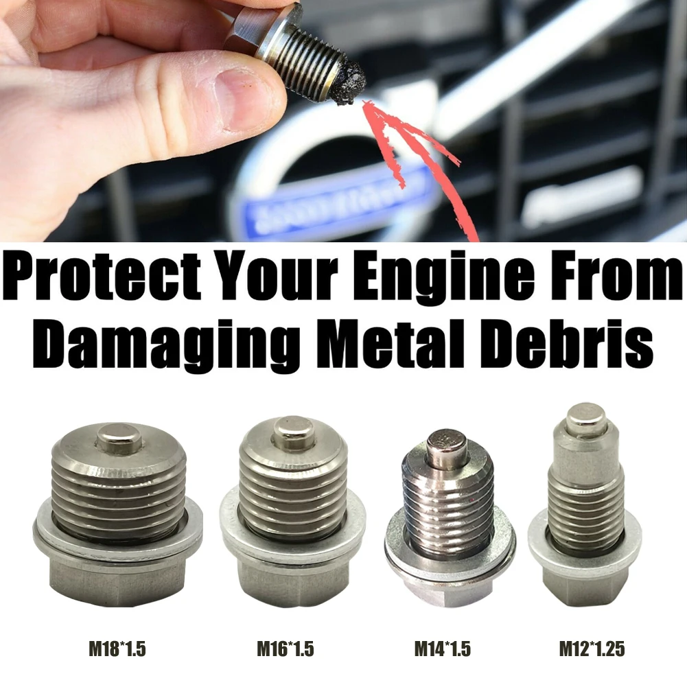 SUS304 Neodymium Magnet M14*1.5 Magnetic Oil Drain Plug Neo Magnets Oil Drain Sump Nut Drain Bolt Silver
SUS304 Neodymium Magnet M14*1.5 Magnetic Oil Drain Plug Neo Magnets Oil Drain Sump Nut Drain Bolt Silver