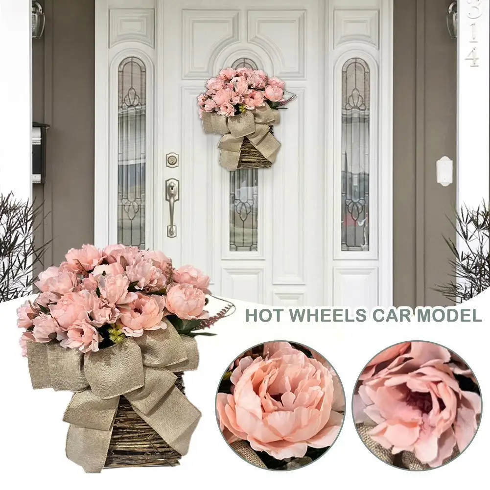 Cream Hydrangea Door Hanger Basket Wreath, Spring And Wreath, Door Hanger Farmhouse Wildflower Wreath Summer Basket K2X2
Cream Hydrangea Door Hanger Basket Wreath, Spring And Wreath, Door Hanger Farmhouse Wildflower Wreath Summer Basket K2X2