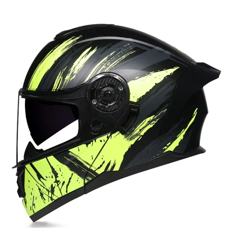 Motorcycle Full-face Helmet Men Safety Bike Downhill Motocross Helmet Flip-up Double-lens Helmet Internal Sun Visor
Motorcycle Full-face Helmet Men Safety Bike Downhill Motocross Helmet Flip-up Double-lens Helmet Internal Sun Visor