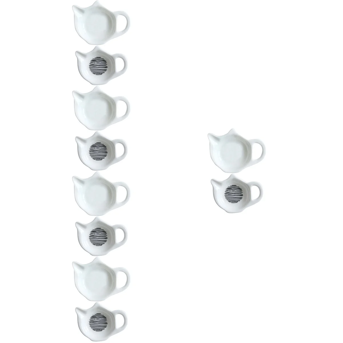 10 Pcs Ceramic Special Coffee Spoon Holder Tea Bag Coaster Decorative Teabag Tray Teabag Dishes for Replace Home Coffee Station
10 Pcs Ceramic Special Coffee Spoon Holder Tea Bag Coaster Decorative Teabag Tray Teabag Dishes for Replace Home Coffee Station