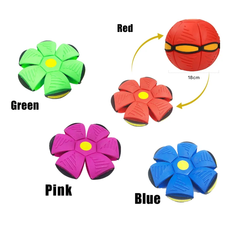 Pet Dog Toys Flying Saucer Ball Magic Deformation UFO TOYS Outdoor Sports Dog Training Equipment Dog's Play Flying DISC
Pet Dog Toys Flying Saucer Ball Magic Deformation UFO TOYS Outdoor Sports Dog Training Equipment Dog's Play Flying DISC