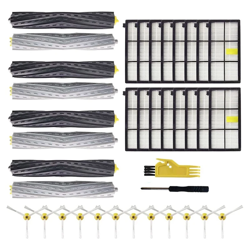 Tangle-Free Debris Extractor Filter Side Brush for IRobot Roomba 800 900 Series Vacuum Cleaner Accessories Supplements
Tangle-Free Debris Extractor Filter Side Brush for IRobot Roomba 800 900 Series Vacuum Cleaner Accessories Supplements