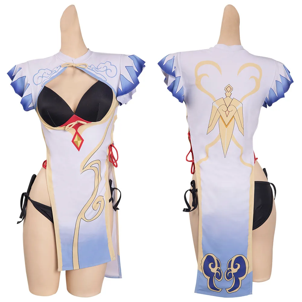 Genshin Impact Ganyu Cosplay Costume Jumpsuit Swimwear Outfits Female Halloween Carnival Party SwimSuit
Genshin Impact Ganyu Cosplay Costume Jumpsuit Swimwear Outfits Female Halloween Carnival Party SwimSuit