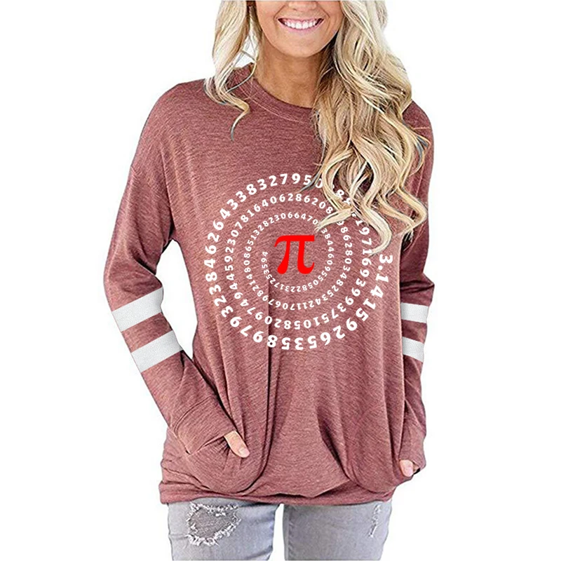 Pi Print π T-Shirt Science Clothes Mathematics Sequence Classic Grunge Women T-Shirt Femme Tee Irrational Number Women's Shirts
Pi Print π T-Shirt Science Clothes Mathematics Sequence Classic Grunge Women T-Shirt Femme Tee Irrational Number Women's Shirts