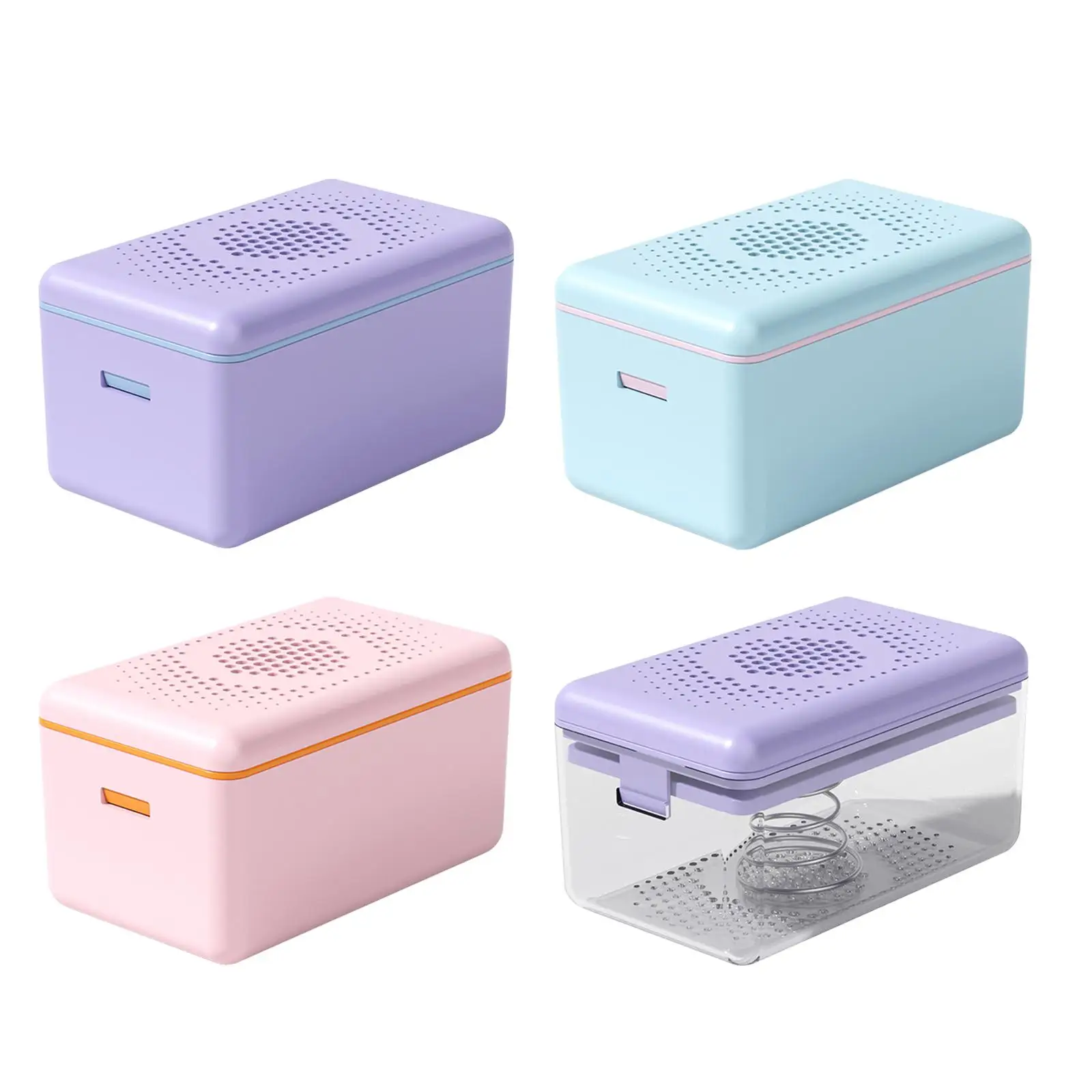 Органайзер для мыла со встроенной пружиной, многофункциональный поднос для хранения с дренажом и вентиляцией, для кухни и туалета