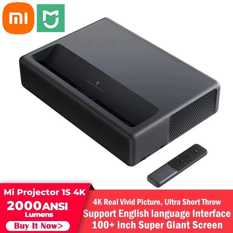 New xiaomi mijia laser projector 1s 4k 2000ansi lumens interface english tv hdr tv bluetooth wifi 3d smart home theater system
New xiaomi mijia laser projector 1s 4k 2000ansi lumens interface english tv hdr tv bluetooth wifi 3d smart home theater system