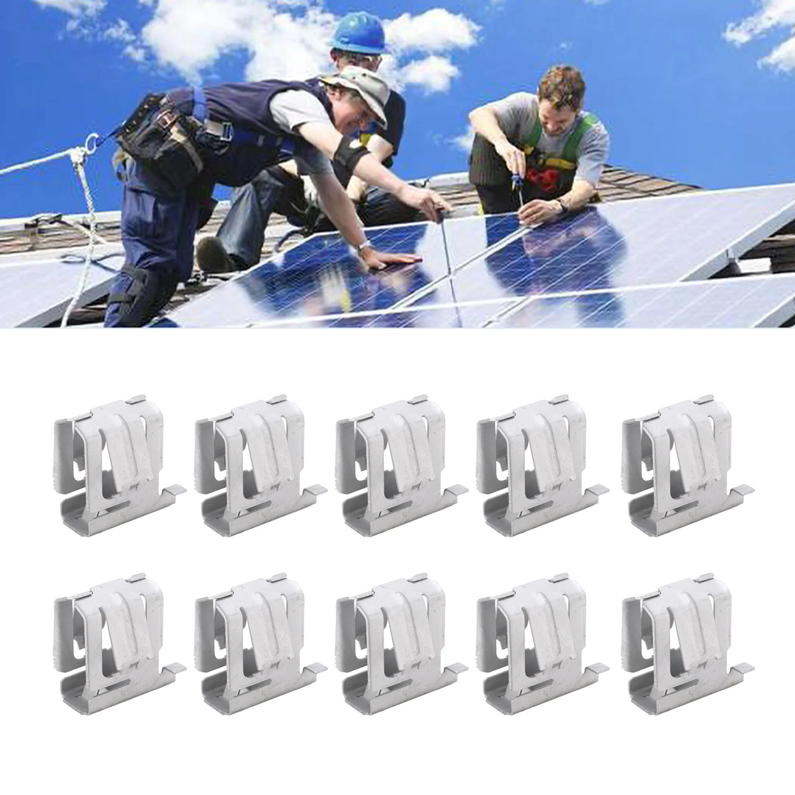 10Pcs Solar Panel Mounting Fastener Stainless Steel Waterproof Anti Theft Quick Fit Grounding Fasteners
10Pcs Solar Panel Mounting Fastener Stainless Steel Waterproof Anti Theft Quick Fit Grounding Fasteners