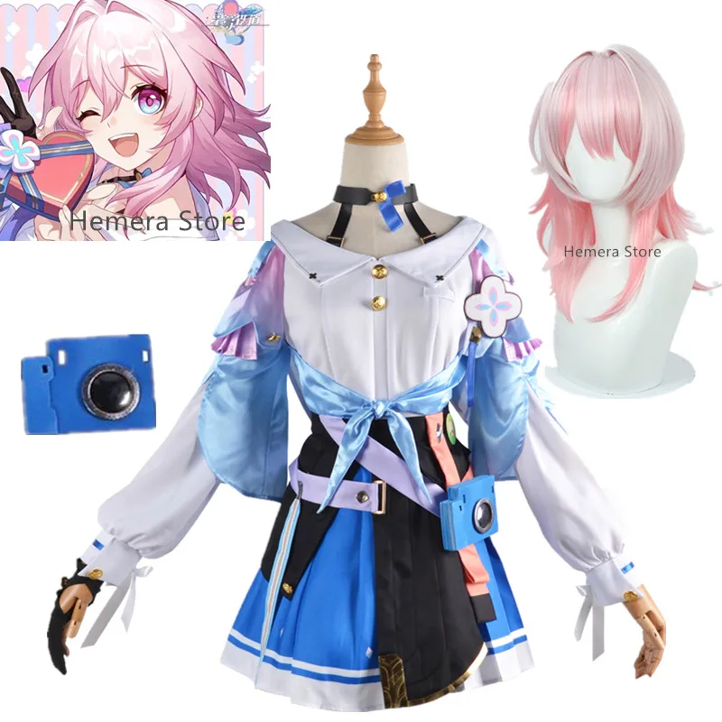 Game Honkai Star Rail March 7th Cosplay Costume Honkai Star Rail Cos Lovely Girl March 7th Cute Pink Costume and Wig Halloween
Game Honkai Star Rail March 7th Cosplay Costume Honkai Star Rail Cos Lovely Girl March 7th Cute Pink Costume and Wig Halloween