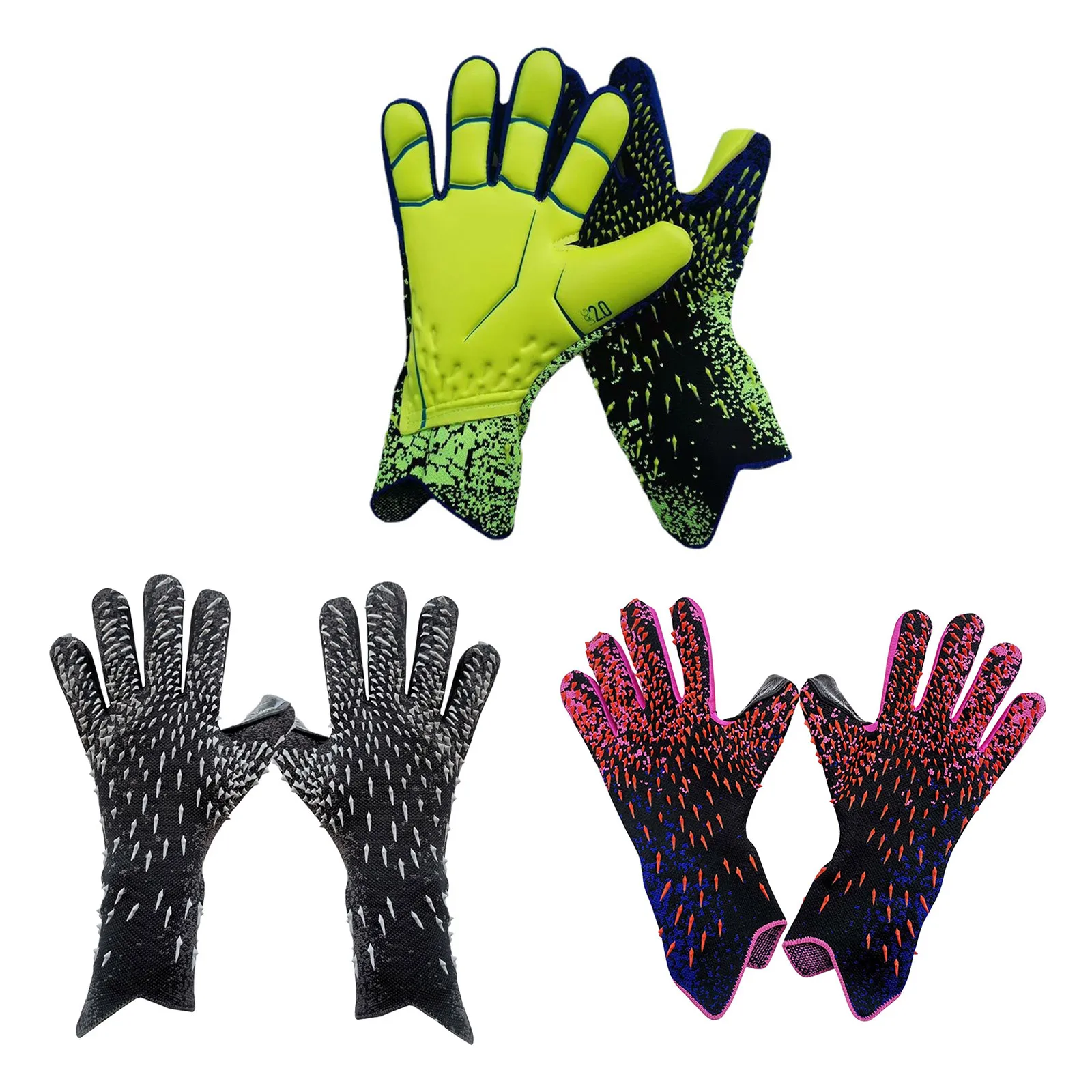 

Goalkeeper Gloves, Football Glove Goalkeeper Gloves with Fingersave Goalie Gloves Breathable Football Goalkeeping Gloves