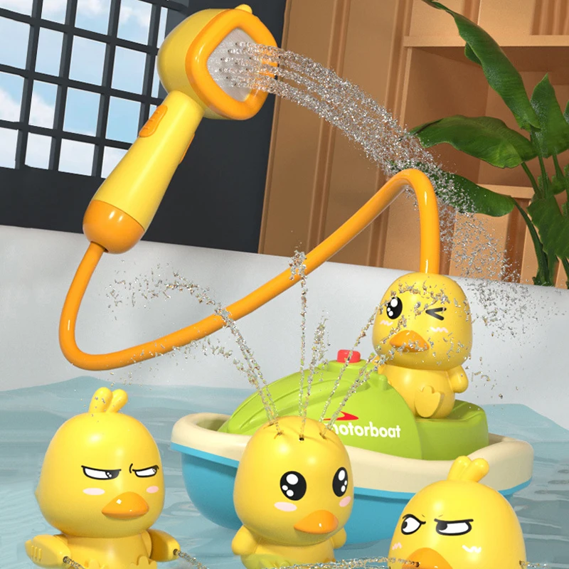 Baby Bath Toys Cute Duck Electric Water Spray Bathroom Bathing Toys Kids Bath And Shower Bathtubs Interactive Boy girl Gifts
Baby Bath Toys Cute Duck Electric Water Spray Bathroom Bathing Toys Kids Bath And Shower Bathtubs Interactive Boy girl Gifts