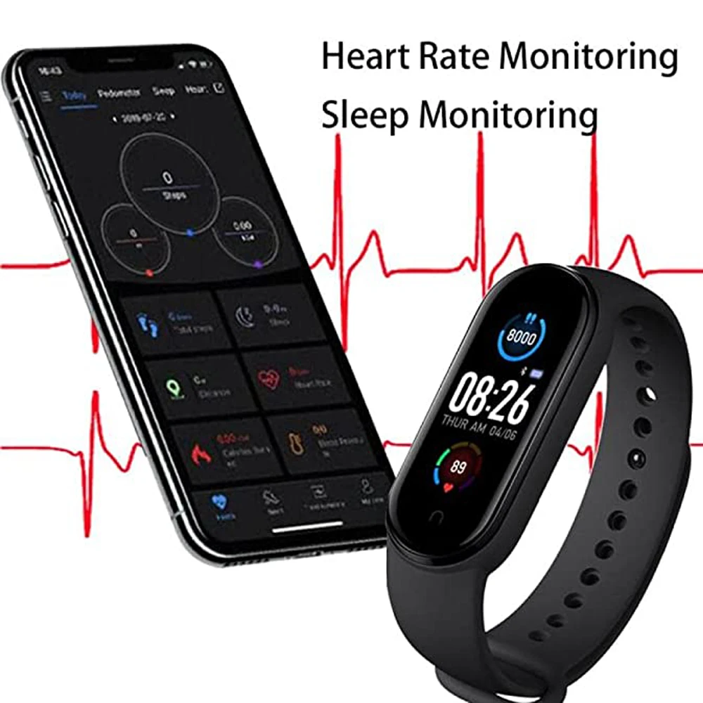 Bluetooth Smart Wristband IP67 Waterproof Smart Bracelet Sports Fitness Tracker Sleep Blood Pressure Tracker Heart Rate Monitor
Bluetooth Smart Wristband IP67 Waterproof Smart Bracelet Sports Fitness Tracker Sleep Blood Pressure Tracker Heart Rate Monitor