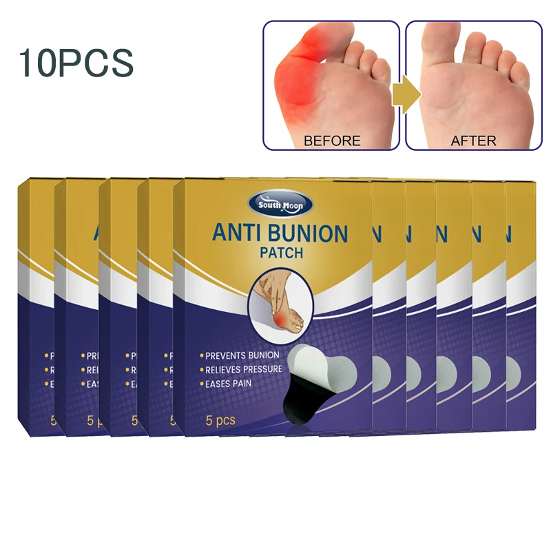 10Box Toe Joint Valgus Patch Safe Healthy Anti Bunion Patch Convenient Relieve Discomfort Promote Circulation for Body Treatment
10Box Toe Joint Valgus Patch Safe Healthy Anti Bunion Patch Convenient Relieve Discomfort Promote Circulation for Body Treatment