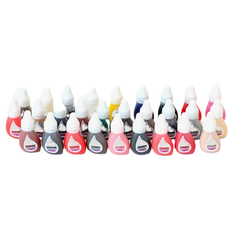 28color Tattoo Ink Set Semi Permanent Natural Plant Pigment Makeup Professional Tattoos Ink Pigment for Body Art Paint Pigments
28color Tattoo Ink Set Semi Permanent Natural Plant Pigment Makeup Professional Tattoos Ink Pigment for Body Art Paint Pigments