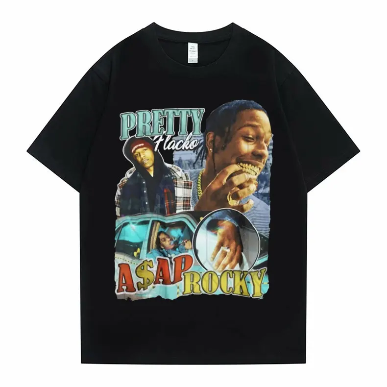 Asap Rocky Hip Hop Tshirt Men Women Brand Vintage Harajuku T-shirts Men's Fashion Oversized Loose Casual T Shirt Short Sleeve
Asap Rocky Hip Hop Tshirt Men Women Brand Vintage Harajuku T-shirts Men's Fashion Oversized Loose Casual T Shirt Short Sleeve