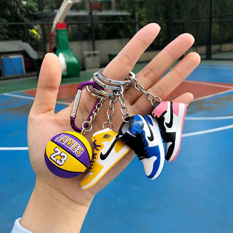 Basketball Sneaker Shoes KeyChain Fashion Mini Model Creative Trendy Brand Men Women Pendant Key Chain Accessories Personal Gift
Basketball Sneaker Shoes KeyChain Fashion Mini Model Creative Trendy Brand Men Women Pendant Key Chain Accessories Personal Gift
