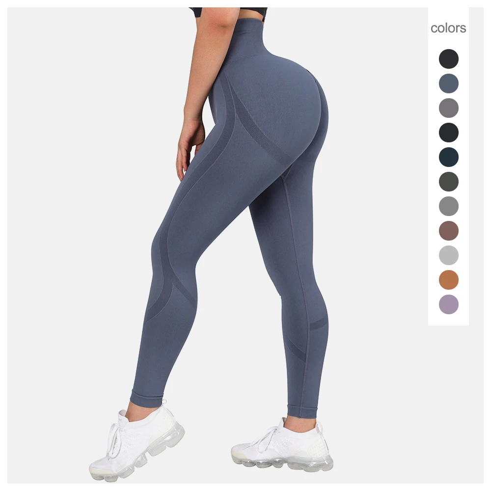 Solid Yoga leggings Women Push Up Seamless Leggings For Fitness High Waist Hip lift Tights Sport Ribbed Scrunch Gym Yoga Pants
Solid Yoga leggings Women Push Up Seamless Leggings For Fitness High Waist Hip lift Tights Sport Ribbed Scrunch Gym Yoga Pants
