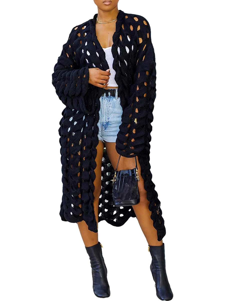Long Cardigan Sweaters for Women Long Sleeve Solid Color Cutout Spring Street Casual Party Cardigan for Women
Long Cardigan Sweaters for Women Long Sleeve Solid Color Cutout Spring Street Casual Party Cardigan for Women