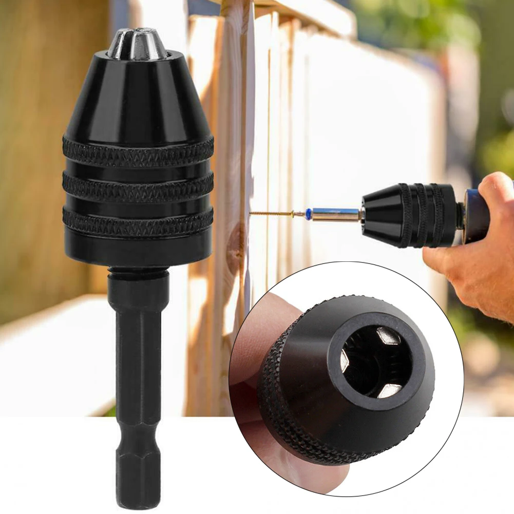 Universal Accurate Drill Chuck Quick Change Keyless Adapter Accessories Hex Shank Electric Grinder Screwdriver Wear Resistant
Universal Accurate Drill Chuck Quick Change Keyless Adapter Accessories Hex Shank Electric Grinder Screwdriver Wear Resistant