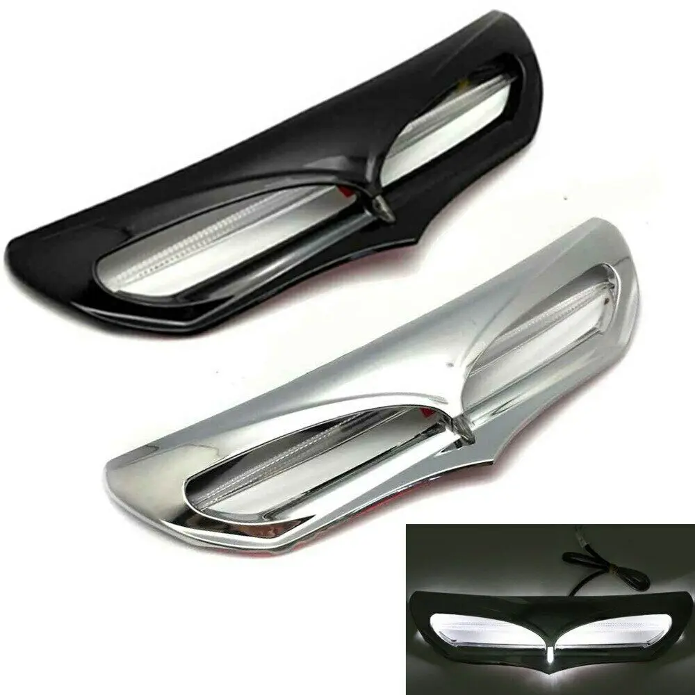 Motorcycle Front Batwing Fairing Vent Decor Trim with LED Accent Lights Fit for Harley Electra Glide Street Glide Ultra Limited
Motorcycle Front Batwing Fairing Vent Decor Trim with LED Accent Lights Fit for Harley Electra Glide Street Glide Ultra Limited