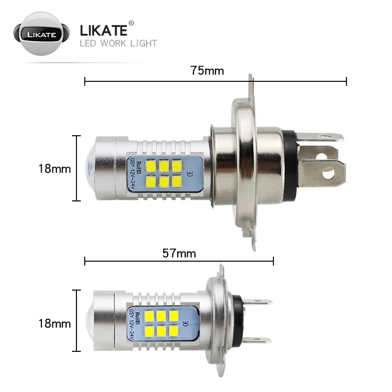 Car LED Lamp H4 H7 5630 21SMD 12V White Fog Light Super Bright Auto LED Front Fog Light High Power Driving Lamp Bulbs
Car LED Lamp H4 H7 5630 21SMD 12V White Fog Light Super Bright Auto LED Front Fog Light High Power Driving Lamp Bulbs