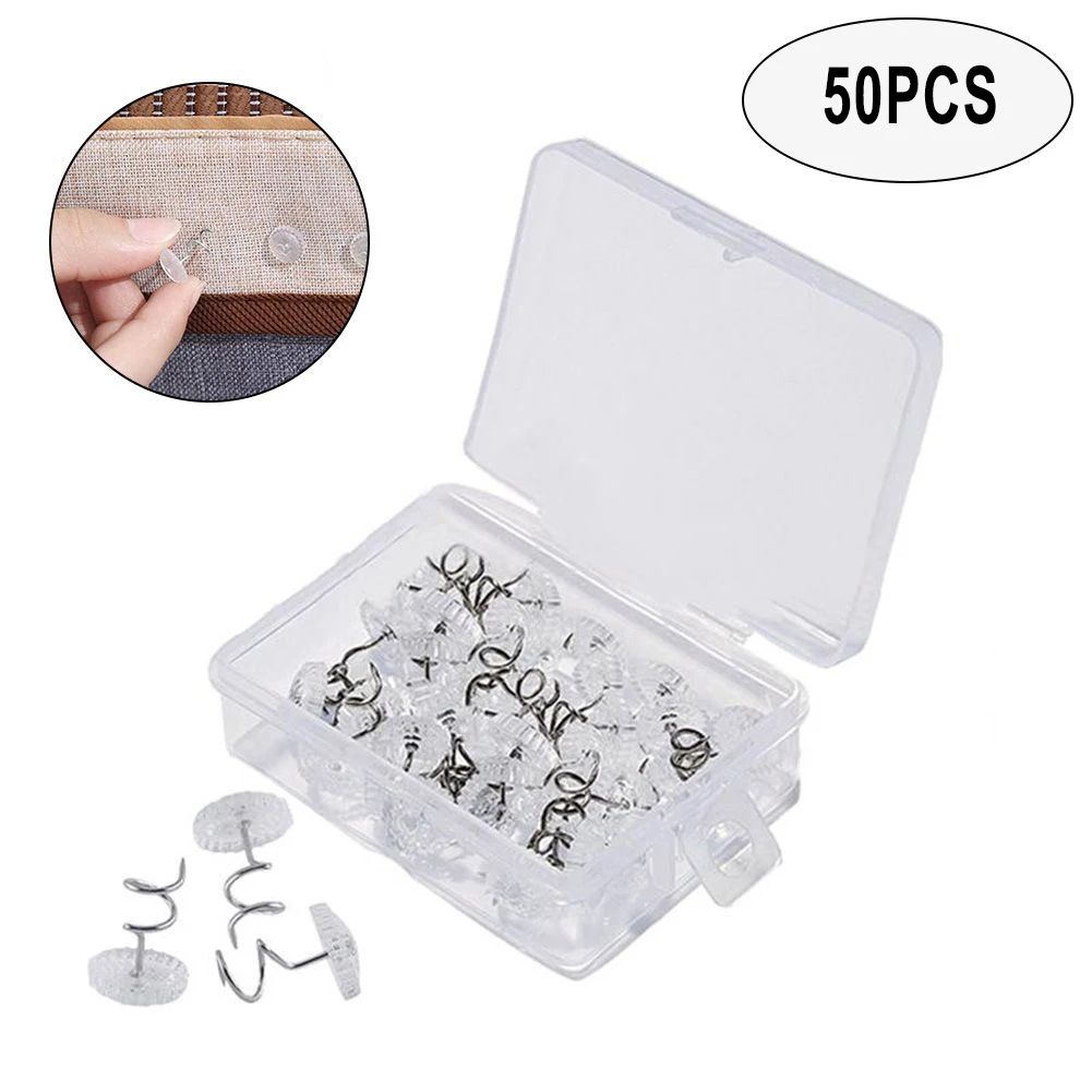 Twist Pins Upholstery Clear Heads Slipcover Fasteners Pins Bed Skirt Sofa Stainless Steel Fixes Pins DIY Home Craft Tools
Twist Pins Upholstery Clear Heads Slipcover Fasteners Pins Bed Skirt Sofa Stainless Steel Fixes Pins DIY Home Craft Tools